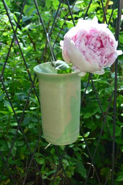 Vase zum Aufhängen hellgrün